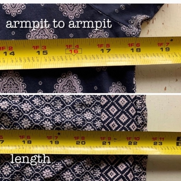 J Crew : printed blue cotton top - Picture 9 of 9